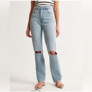 Abercrombie & Fitch 90’s straight ultra high rise jeans size 6R